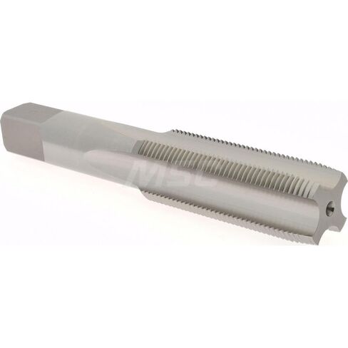 Hertel Straight Flute Tap, M22x1.5 Metric Fine, 4 Flute, Plug Chamfer, High-Speed Steel, Bright/Uncoated Finish, 4-11/16" OAL, Right Hand, D6 in Saudi Arabia