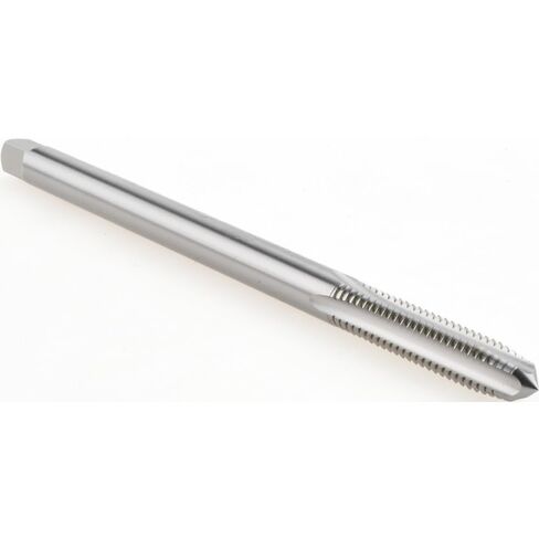 Hertel Pulley Tap, 3/8-16 UNC, 4 Flute, High Speed Steel, Bright Finish, H3 Thread Limit, 6" OAL, 0.381" Shank Diameter in Saudi Arabia