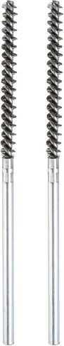 HARFINGTON 2pcs Wire Bore Brush Set 6 Inch Length 3/16 Inch Shank Stainless Steel Bristles Cleaning Brush for Clean Car Part Tube Kitchen Garage in Saudi Arabia