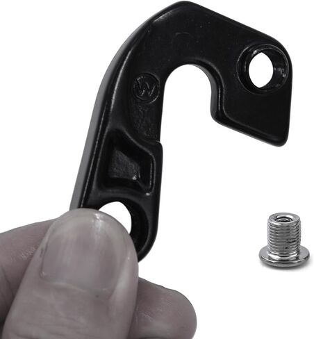 Derailleur Hanger 65 Dropout متوافق مع Ariel المتخصصة، BigHit، Camber، Carve، Crosstrail، Enduro، Epic، Hardrock، Rockhopper، Sirrus، Stumpjumper - سبائك الألومنيوم باستخدام الحاسب الآلي، أسود in Kuwait