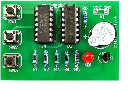 Three-Person Voting Machine Welding Kit Three-Person Voting 74LS08 Digital Circuit Teaching Training Electronic DIY Parts in Saudi Arabia