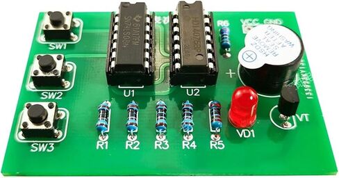 Three-Person Voting Machine Welding Kit Three-Person Voting 74LS08 Digital Circuit Teaching Training Electronic DIY Parts in Saudi Arabia