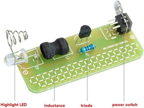 أجزاء مصباح يدوي بسيط لحام لوحة دوائر كهربائية LED مصباح ممتع DIY مجموعة الإنتاج الإلكتروني in Saudi Arabia