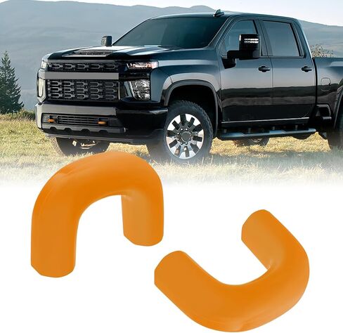 Tow Hook Covers for Silverado 2500/3500 HD 2020-2025, Hitch Cover Front Customized Car Tow Hooks Compatible with Chevrolet Silverado 2500/3500 2020-2025 Accessories (White) in Kuwait