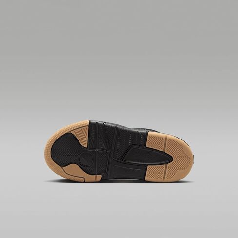 Jordan Flight Court Little Kids' Shoes (HF3332-001, Black/Gum Medium Brown/Varsity Red) Size 13 in Saudi Arabia