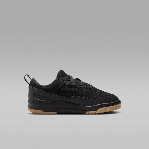 Jordan Flight Court Little Kids' Shoes (HF3332-001, Black/Gum Medium Brown/Varsity Red) Size 13 in Saudi Arabia
