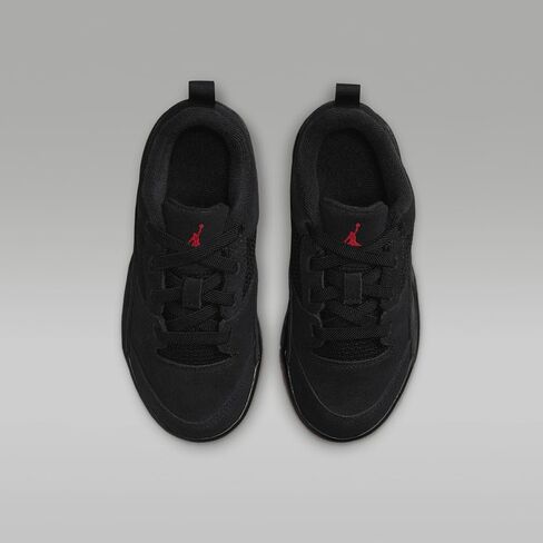 Jordan Flight Court Little Kids' Shoes (HF3332-001, Black/Gum Medium Brown/Varsity Red) Size 13 in Saudi Arabia