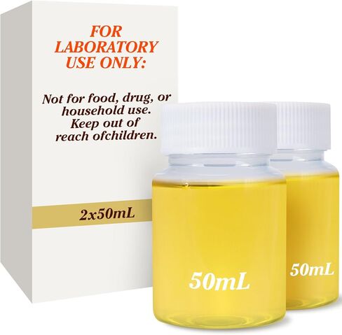 2x50mL Bottles for Understanding Urinalysis, Demonstration of Urinalysis Techniques, Education and Lab Testing for Urine Analyze, Artificial Substitute in Kuwait