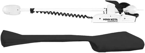 Oceansouth Custom trolling Motor Cover Designed for MINN KOTA (Cover Compatible with Riptide Powerdrive, 54", Black) in Kuwait