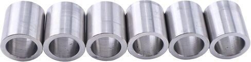 6PCS 59659 Seamless Steel Spacer, ID 5/8" x OD 7/8" x L 1" in Saudi Arabia