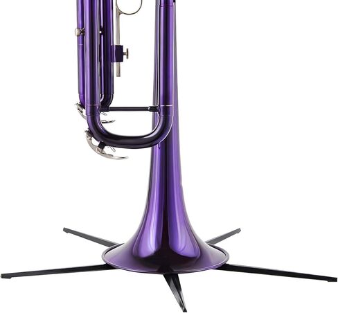 حامل بوق Estink، حامل فلوت معدني، حامل معدني قابل للطي بتصميم 5 أرجل، محمول للأبواق والمزامير للموسيقيين in Kuwait