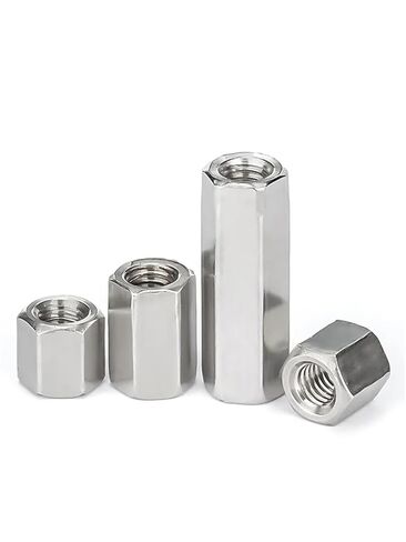 M8 - M20 304 A2 الفولاذ المقاوم للصدأ غرامة الموضوع مسدس عرافة تمديد طويلة تطول قضيب موصل كم مشترك أنبوبي اقتران الجوز (45 مم، M12x1.0 (S19) -1 قطعة) in Kuwait