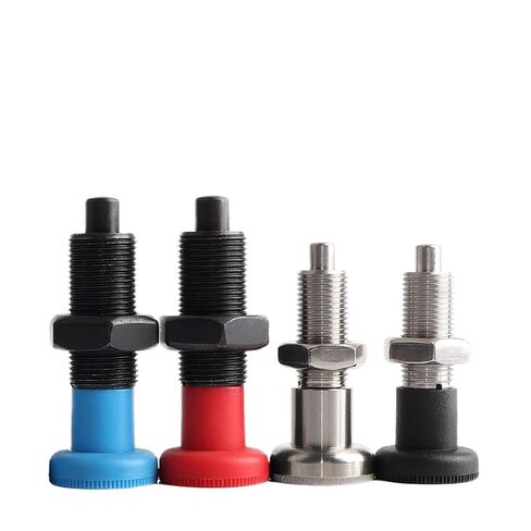 QX219 Plastic/Steel Stainless Steel Index Plunger Hand Retractable Reset/Return Type Indexing Pin 1Pcs(Black-QX219-BNK,M12mm(1PCS)) in Saudi Arabia