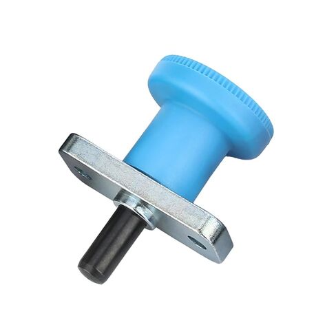 Stainless Steel/Carbon Steel Flanged Indexing Plungers Return Type/Self-Locking Spring Loaded Plunger 6mm/8mm Pins 1Pcs(VCN232-B-blue) in Saudi Arabia