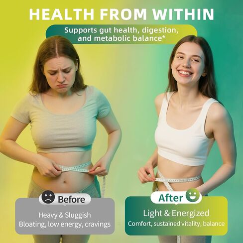 GREENPEOPLE Akkermansia Probiotics 15B CFU لوظيفة الأمعاء، 60 قيراط مكمل بروبيوتيك مع قرفة سيلان والكركم | دعم صحة الجهاز الهضمي والتمثيل الغذائي | المرأة والرجل | نباتي وخالي من الغلوتين in Kuwait