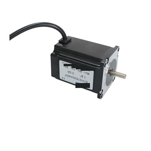 Stepper Motor NEMA23 2-Phase 4 Wire fuselage Length 76mm 1.8Nm .8Degree 3A Shaft 6.35mm Single/Double 57HS7630A4EP/B4EP in Saudi Arabia