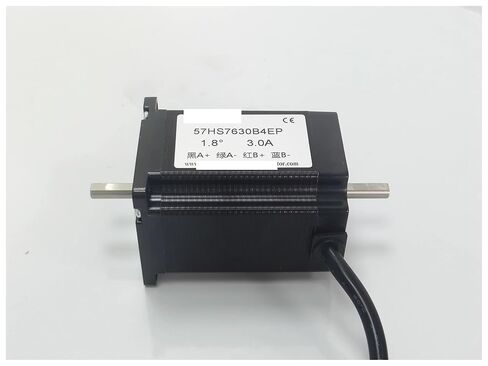 Stepper Motor NEMA23 2-Phase 4 Wire fuselage Length 76mm 1.8Nm .8Degree 3A Shaft 6.35mm Single/Double 57HS7630A4EP/B4EP in Saudi Arabia