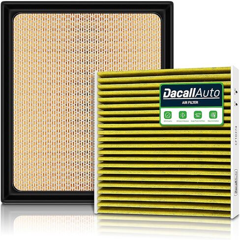 Engine & Cabin Air Filter Set for Toyota Tacoma V6-3.5L Gas (2016-2023). Replace 87139-YZZ09, 17801-0P100 in Kuwait