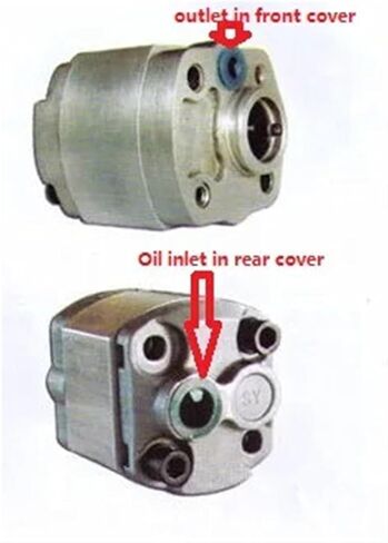 Hydraulic Gear Pump CBK-F225 CBK-F233 High Pressure Oil in Kuwait