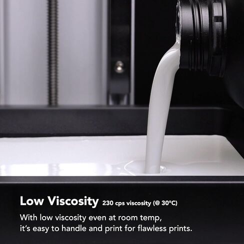 Phrozen Ceramic Pro Resin, Ceramic-Like Matt Finish, Ultra-Low Viscosity, for Industrial-Grade Mechanical Models (White, 1000ml) in Saudi Arabia