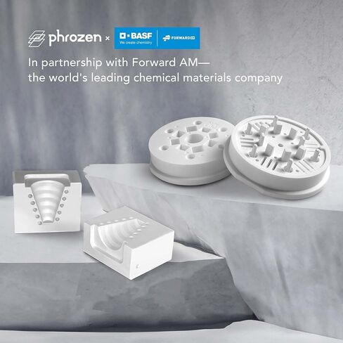 Phrozen Ceramic Pro Resin, Ceramic-Like Matt Finish, Ultra-Low Viscosity, for Industrial-Grade Mechanical Models (White, 1000ml) in Saudi Arabia