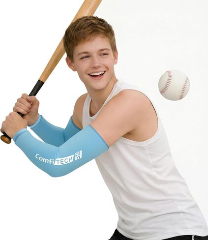 comfitech 2 حزمة الشباب كامل الذراع الكوع حزمة الجليد كم للتنس، لاعبي الغولف، رمي، أباريق، الرياضيين الشباب، حزمة باردة مرنة لعدم الراحة الساعد، استرخاء العضلات والرياضة في الهواء الطلق، متوسطة in Kuwait