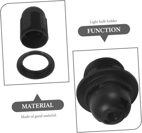 حامل لمبة Angoily سلك استبدال مقبس الإضاءة قاعدة المصباح الحبل المقبس الملولب لتركيبات الإضاءة المعلقة ذاتية الصنع in Kuwait