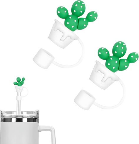 WELTAZ 2 Pack Straw Covers For Stanley 14oz&20oz&30oz&40oz Tumbler, Cute Topper 10mm in Saudi Arabia