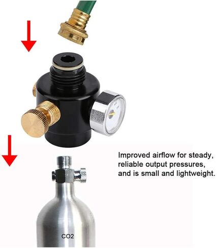 1Pcs 0-300psi Alloy Steel Co2 & Compress Pressure Regulator Output Pressure Reducing Valve Control Valve in Kuwait