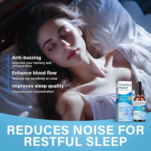 Tinnitus Relief for Ringing Ears,Natural Herbal Drops for Effective Tinnitus Treatment and Ear Ringing Relief, Reduces Ear Noise and Improves Hearing for Men & Women in Kuwait