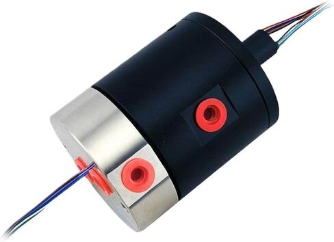 2 in and 2 Out air Conductive Rotary Joint 2 Channel Slip Ring(Q2P01 18PS end face 18 Channels 2A) in Saudi Arabia