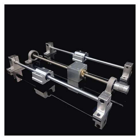 T8 الرصاص المسمار 2 مللي متر الملعب 8 مللي متر الرصاص 200 مللي متر طول 800 مللي متر + المحور البصري OD 8 مللي متر + KP08 تحمل قوس + قوس SK8 أجزاء الطابعة ثلاثية الأبعاد (800 مللي متر) in Kuwait