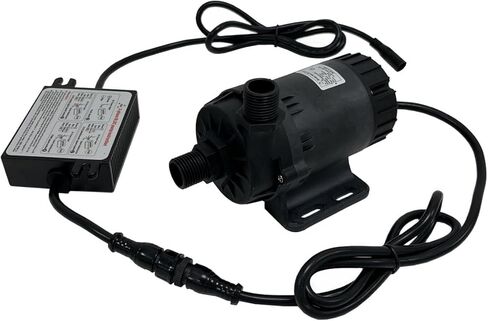 مضخة مياه SHYSKY قوية 24 فولت 120 وات صغيرة بدون فرش DC DC60E-24120S-1، مضخة مياه غاطسة، رفع تدفق 39 قدمًا 1003GPH، ضوضاء منخفضة، للصناعة، دوران تبريد اليخوت، بدون تحضير ذاتي in Kuwait