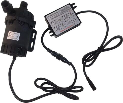 مضخة مياه SHYSKY قوية 24 فولت 120 وات صغيرة بدون فرش DC DC60E-24120S-1، مضخة مياه غاطسة، رفع تدفق 39 قدمًا 1003GPH، ضوضاء منخفضة، للصناعة، دوران تبريد اليخوت، بدون تحضير ذاتي in Kuwait