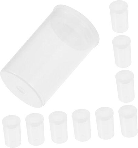 MERRYHAPY 90pcs Film Canisters for Storage Plastic Containers for Film and Small Accessories Organizer Jars Lids for Beads and Crafts in Saudi Arabia