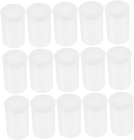 MERRYHAPY 90pcs Film Canisters for Storage Plastic Containers for Film and Small Accessories Organizer Jars Lids for Beads and Crafts in Saudi Arabia