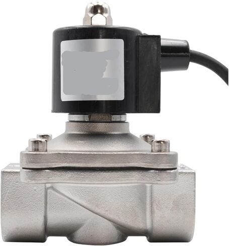 304 نافورة من الفولاذ المقاوم للصدأ تحت الماء صمام الملف اللولبي مغلق عادة، صمام مياه النافورة، G3/8 "إلى G2، مقاوم للماء، IP68 (34، AC 24V_VITON) in Kuwait