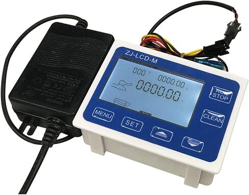 DN15 شاشة ديجيتال تدفق جهاز التحكم الكمي والعتاد الاستشعار صمام الملف اللولبي يستخدم للتحكم وعرض تدفق السائل in Kuwait