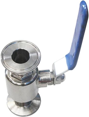 صمام كروي صحي من الفولاذ المقاوم للصدأ 51 مم 304 مكون من قطعتين نوع الطويق ثلاثي المشبك in Kuwait