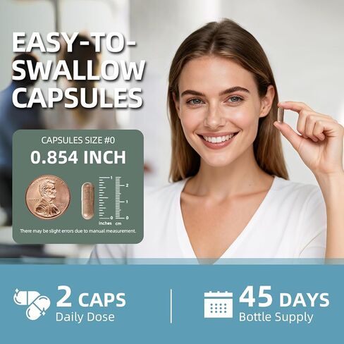 VitaHarbor Cortisol Supplement for Women and Men, 4-in-1 Cortisol Reducer with Magnesium Glycinate, Ashwagandha, Phosphatidylserine, L-Theanine, for Relaxation & Calm Support, 90 Veg Caps in Kuwait