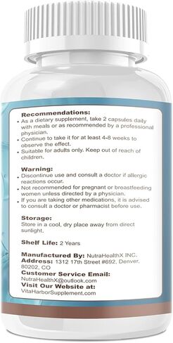 VitaHarbor Cortisol Supplement for Women and Men, 4-in-1 Cortisol Reducer with Magnesium Glycinate, Ashwagandha, Phosphatidylserine, L-Theanine, for Relaxation & Calm Support, 90 Veg Caps in Kuwait
