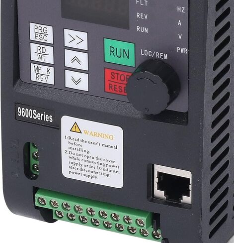 WALFRONT 0.75KW محرك التردد المتغير محول تردد أحادي إلى 3 مراحل مع نظام تبريد فعال شاشة LED وحدة تحكم PID in Saudi Arabia