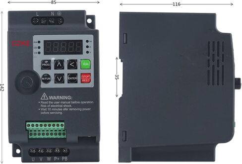 IST230A العاكس 0.75KW/1.5KW/2.2KW تردد العاكس 3P 220V/380V محول تردد الإخراج محرك التردد المتغير (0.75KW-220V 1phase-220V 3phase) in Kuwait