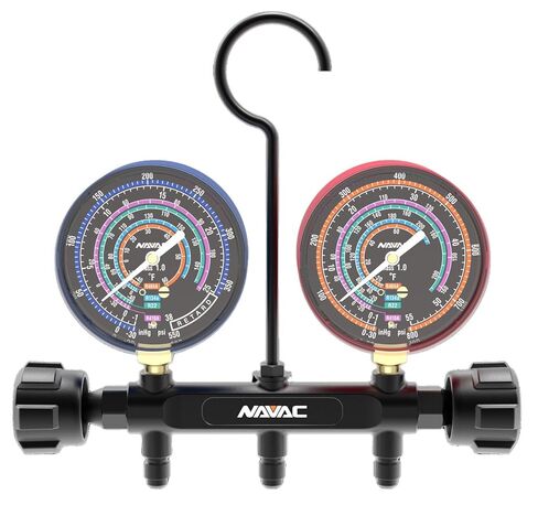 NAVAC NMG11A - مقياس مشعب احترافي، تناظري (R-410A، R-22، R-134a، R-404A) in Kuwait