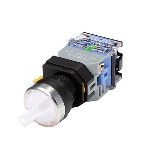 LA38-11XD/2 Rotary Push Button Switch with lamp 22MM 2 Position 3 Position Latching LED knob switches Multicolor Optional 1NO 1NC(Red,2P1NO 1NC-12V) in Saudi Arabia