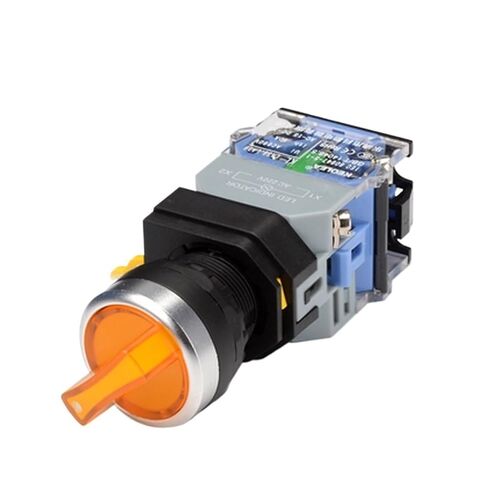 LA38-11XD/2 Rotary Push Button Switch with lamp 22MM 2 Position 3 Position Latching LED knob switches Multicolor Optional 1NO 1NC(Red,2P1NO 1NC-12V) in Saudi Arabia