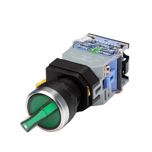 LA38-11XD/2 Rotary Push Button Switch with lamp 22MM 2 Position 3 Position Latching LED knob switches Multicolor Optional 1NO 1NC(Red,2P1NO 1NC-12V) in Saudi Arabia
