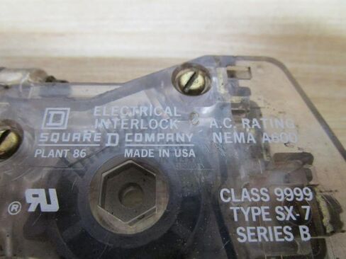 Square D 9999-SX-7 Auxiliary Contact Series B 9999SX7 (Pack of 2) in Saudi Arabia
