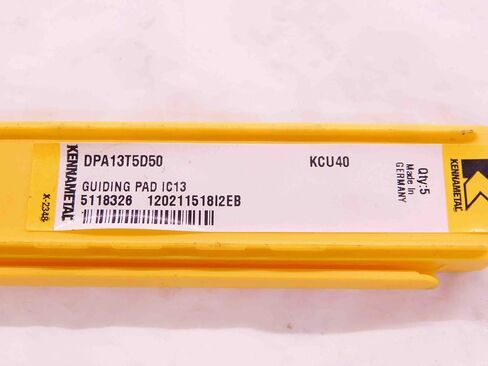 2pcs New KENNAMETAL DPA13T5D50 KCU40 TiN & TiAlN Coated Carbide Drill Inserts - EA1208BL5 in Saudi Arabia