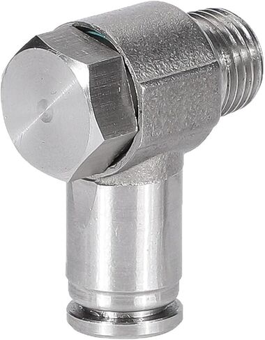 Stainless Steel Pneumatic Quick Plugs PH External Hexagonal Joint PH8-01 Thread Right Angle Bend 1Pcs(PH6-04) in Kuwait